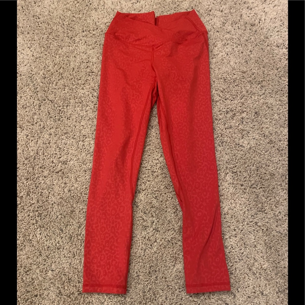 Worn Once! Zyia Red Venom Leggings